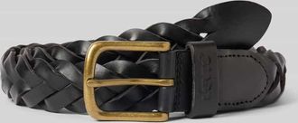 Levi's Ledergürtel in Flecht-Optik in Black, Größe 90