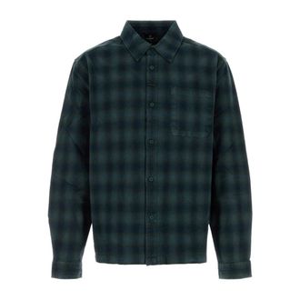 Represent Plaid Button-Down Shirt - Heren - Casual Overhemden - Groen - S - Katoen - Overhemden