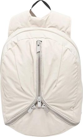 Heliot Emil Grote Gladde Rugzak - Dames - Rugzakken - Beige - ONE Size - Polyester - Tassen