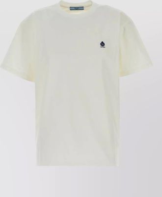 Prada cotton crew neck short sleeve t-shirt