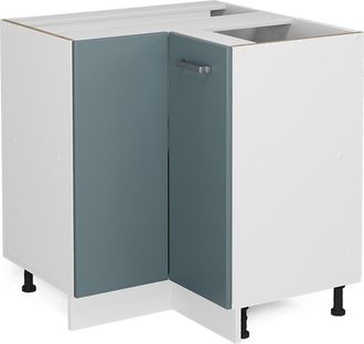 Vicco Mueble Esquinero Universal R-line, Gris Azulado, 75.6 Cm Con Puerta, Sin Encimera Vicco