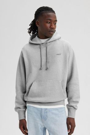 Levi's Sweats Hoodie - Men - L - Neutral / Medium Vintage Htr Grey