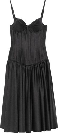 Jean Paul Gaultier Conic-cup Sleeveless Midi Dress