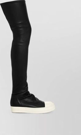 Rick Owens cotton over-the-knee boots