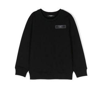 Balmain Stylish Sweatshirt 930C - male - Balmain - Kids Sweatshirts - Black - 10 Y - Kids