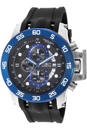 Invicta I-Force 19252 Heren Horloge - Waterdicht - Analoog - Quartz Uurwerk - Roestvrij Staal met blauwe Wijzerplaat -51mm