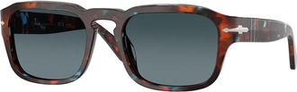 Persol PO3386S Polarized 1232S3 Mens Sunglasses Tortoiseshell Size 56