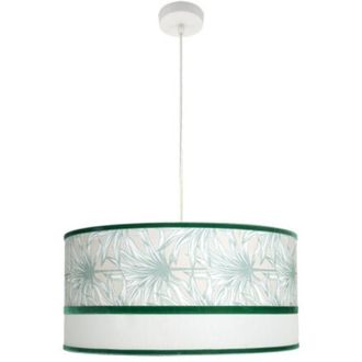 Fabrilamp Colgante Caledonia 3xe27 Blanco/verde Regx60x60cm