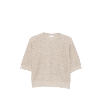Brunello Cucinelli Fine-knit Short-sleeve T-shirt