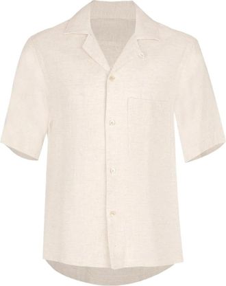 Eleventy short-sleeve pocket shirt - Neutrals