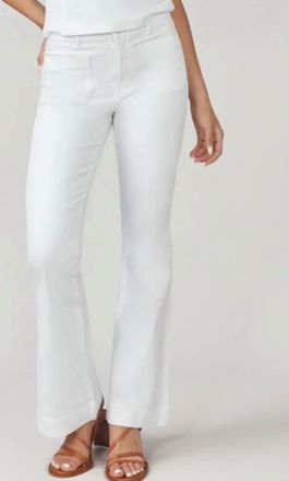 Lola Jeans Alice High Rise Flare Jeans In White