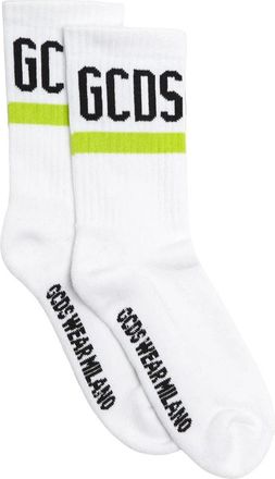 GCDS Ribbed Socks With Logo