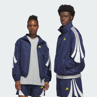 adidas Mens adidas adidas Basketball Woven Track Jacket