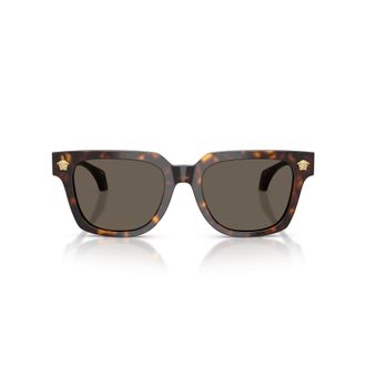 Versace 0ve4510u Bold Square Tortoiseshell Sunglasses