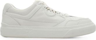 Ferragamo White Leather Sneakers