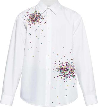Dries Van Noten Hemd 00910 Caper Emb 3293 M.W.Shirt