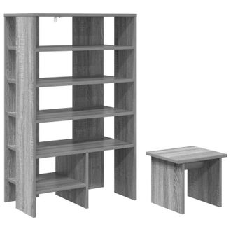 vidaXL Armario Zapatero 2 Uds. 62 X 35 X 100 Cm Madera De Ingenier&iacute;a Vidaxl