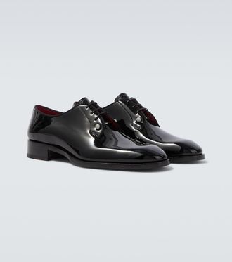 Christian Louboutin Chambeliss patent leather Derby shoes