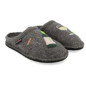 Haflinger Flair Wine Time Hausschuhe - Unisex | grau