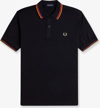 Fred Perry Polo On Court Twin Tipped in poliestere riciclato - FRED PERRY - gender_Man
