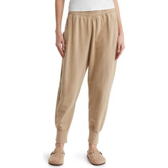 Free People June Bug Crop Sweatpants in Stone at Nordstrom Rack, Size Large