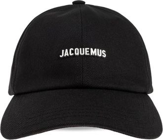 Jacquemus Black Logo Baseball Hat