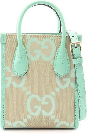 Gucci Pre-owned Gucci Mini Jumbo GG Canvas Web Satchel Ladies 3O6S469WY4V0VGSE
