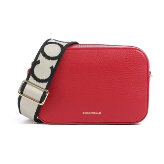 Coccinelle Cross Body Bags, female, Red, Size: ONE SIZE Tebe Small Shoulder Bag