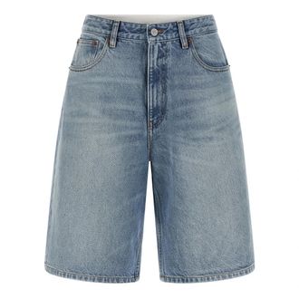 Maison Margiela Bermuda Shorts - Dames - Denim shorts - Blauw - W27 - Katoen - Korte Broeken