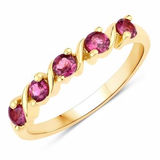 Rafaela Donata Womens Khushi Female Sterling Silver Ring - Gold - Size K