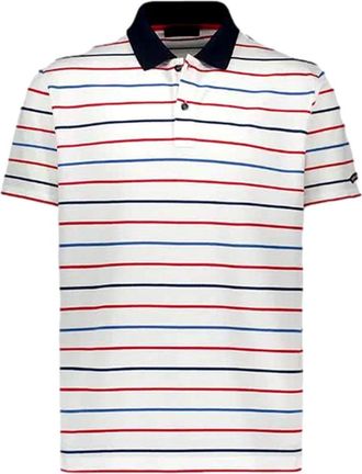 Paul & Shark Gestreept poloshirt - Heren - Polos - Wit - XL - Katoen - Tops