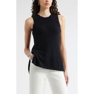 Nordstrom Textured Sweater Tank in Black at Nordstrom, Size Xx-Large