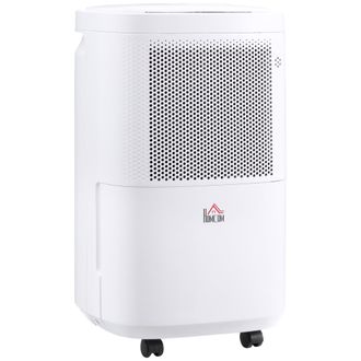 HOMCOM 10L/Day 2200ML Portable Quiet Dehumidifier with WiFi Smart App Control - Electric Moisture Air Dehumidifier for Home Laundry Basement | TJ Hug