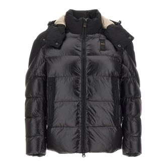 Blauer Kiernan Down Jacket - Heren - Winterjassen - Zwart - M - Nylon - Jassen