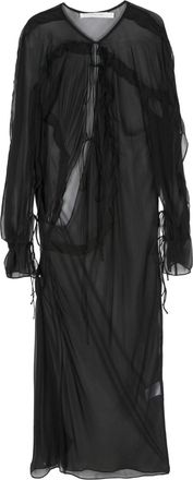 CHRISTOPHER ESBER Bias Concave midi dress - women - Silk - 12 - Black