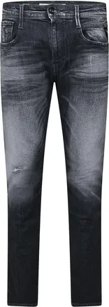 Replay Mens Anbass Slim-Fit Jeans in Grey Cotton - Size 31W/32L