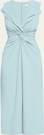 Prabal Gurung Lily Twist Front Midi Dress
