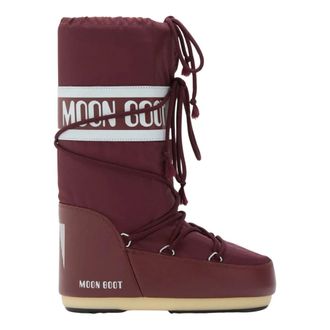 Moon Boot Winter Boots, female, Red, 2 UK, Icon Boot