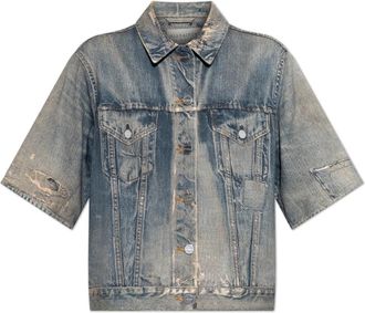 AllSaints Juni Jacket - Dames - Spijkerjassen - Blauw - XS - Katoen - Jassen