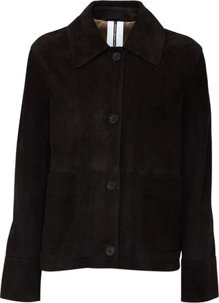 S.W.O.R.D 6.6.44 Chaqueta Camisera - Jackets - Mujer - Marr&oacute;n - S
