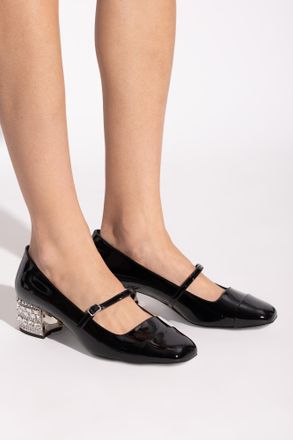 Jimmy Choo London Elisa Heeled Shoes, Womens, Black