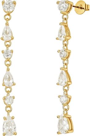 Untamed Petals Taurus Crystal Drop Earrings in Gold at Nordstrom