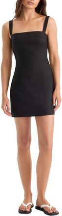 Good American Structured Minidress in Black001 at Nordstrom, Size Xxx-Large