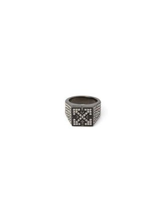 Off-white BLING STRASS ARROW RING in Black at Nordstrom, Size 10