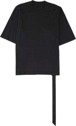 Rick Owens Black Avant-Garde Cotton T-Shirt