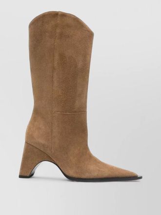 Coperni cowboy knee high pointed toe block heel