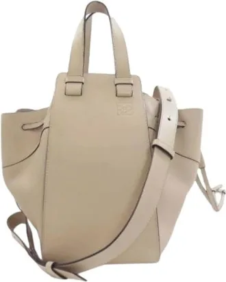 Loewe Pre-owned Bucket Bags, female, Beige, Size: ONE SIZE Pre-owned Bucket Bag