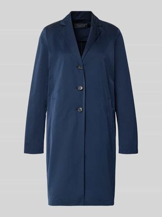 White Label Relaxed Fit Mantel mit Reverskragen in Dunkelblau, Gr&ouml;&szlig;e 34