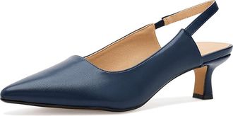 Journee Collection Paulina High Womens Heels Navy : 8.5 M