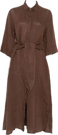 Archivio 67 Archivio 67 Womens Linen Chemisier Dress